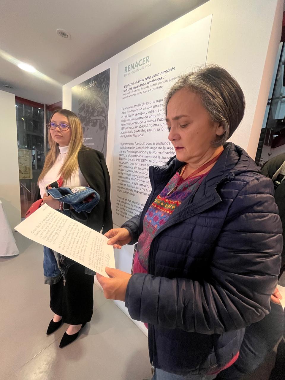 Galeria: LECTURA DE CARTAS COMPARENCIENTES PIDIENDO PERDÓN A LAS FAMILIAS DE LA VÍCTIMAS